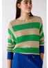 Oui | Stripe Cotton Jumper