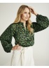 Animal Print Blouse
