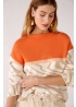 Oui | Swirl Colourblock Jumper
