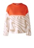 Oui | Swirl Colourblock Jumper