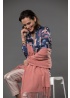 Silky pattern blouse