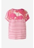 Oui | Flower Print Top Tropic