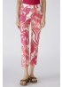 Oui | Print Kick Trousers Tropic