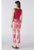 Oui | Print Kick Trousers Tropic