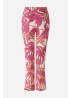 Oui | Print Kick Trousers Tropic