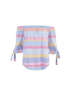 Stipe Off The Shoulder Top
