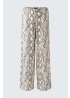 Oui | Snake Print Trousers
