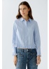Oui | Ruffle Trim Shirt