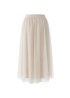 Oui | Rose White Net Skirt