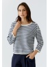 Oui | Navy Stripe Jumper