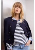 Oui | Navy Stripe Jumper