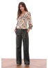 KDesign | Vegan Khaki Leather Trousers