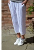 Crop Linen Trousers