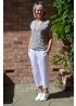 Crop Linen Trousers