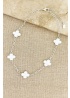 Envy | Silver Clover Necklace