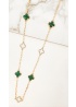 Envy | Green Clover Necklace