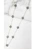 Envy | Grey Clover Necklace
