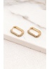 Envy | Square Diamante Earrings