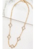 Envy | Diamante Clover Necklace