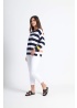 Foil | Pop Culture Jumper Navy Stripe