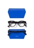 NAOA | Apple Leather Slim Glasses Case Royal Blue