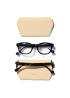 NAOA | Apple Leather Slim Glasses Case Cream