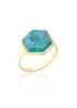 Spoke | Turquoise Hexagonal Ring