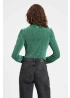 POM | Glitter Pine Green Turtleneck
