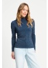 POM | Glitter Dawn Blue Turtleneck