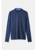 POM | Glitter Dawn Blue Turtleneck