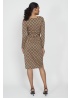 Onjenu | Sydney Dress Geo Brown