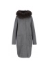 Reversible wool coat