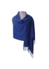 Zelly | Cashmere Blend Pashmina Blue