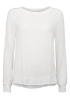Fabric Mix Longsleeve Top