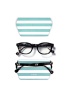 NAOA | Apple Leather Slim Glasses Case Breton Print