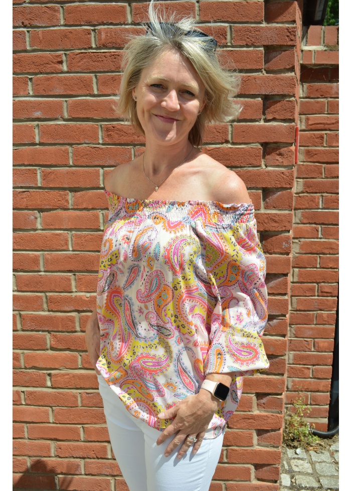 Paisley Print Blouse