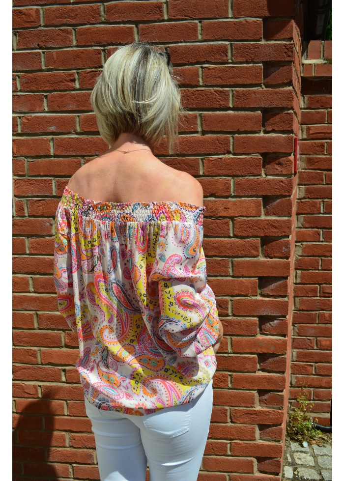 Paisley Print Blouse