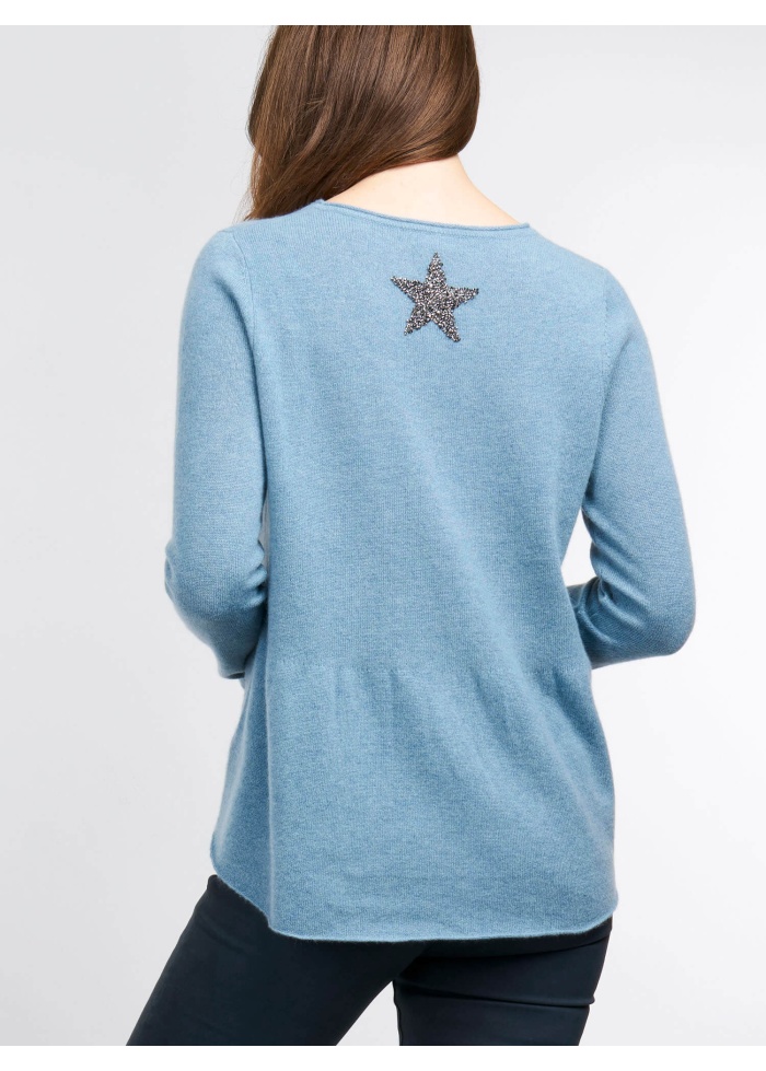 Cashmere Peplum Sweater