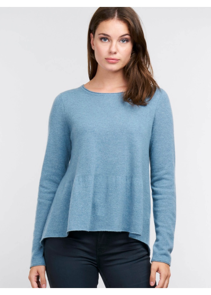 Cashmere Peplum Sweater
