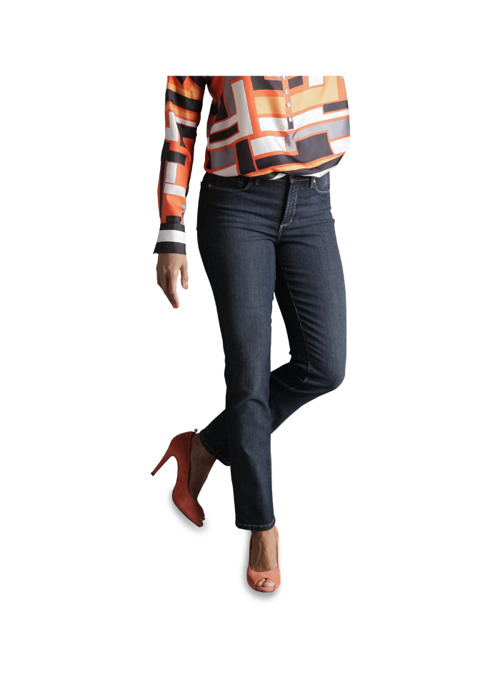 NYDJ - Straight blue denim jeans