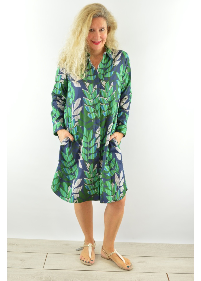 Milano | Leaf Print Dress