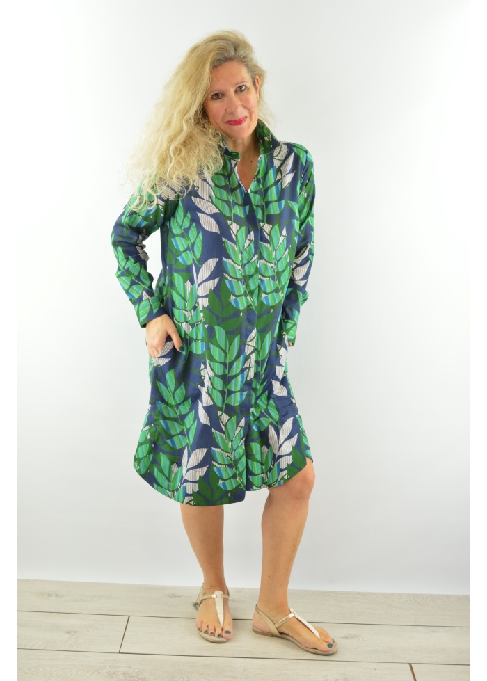 Milano | Leaf Print Dress