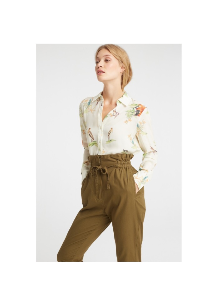 Wild Animal Print Blouse