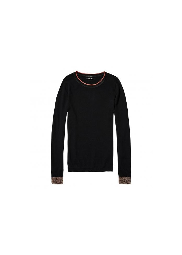 Lurex Trim Jumper