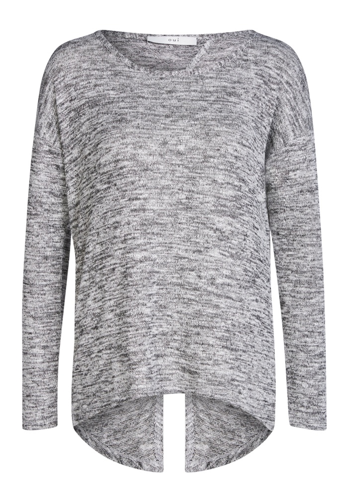 Knitted Jumper with Unique Back