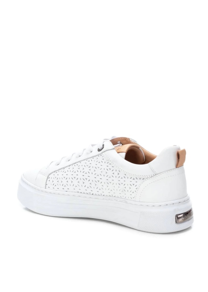 Carmela | Punched Leather Trainer