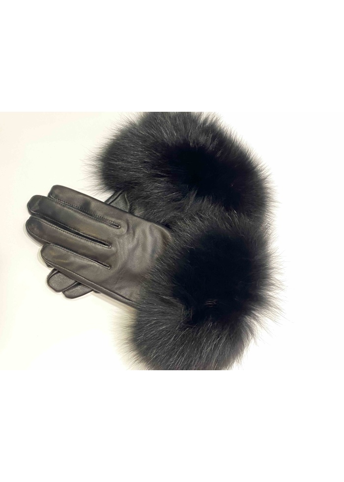 LittleRed | Black Leather Gloves