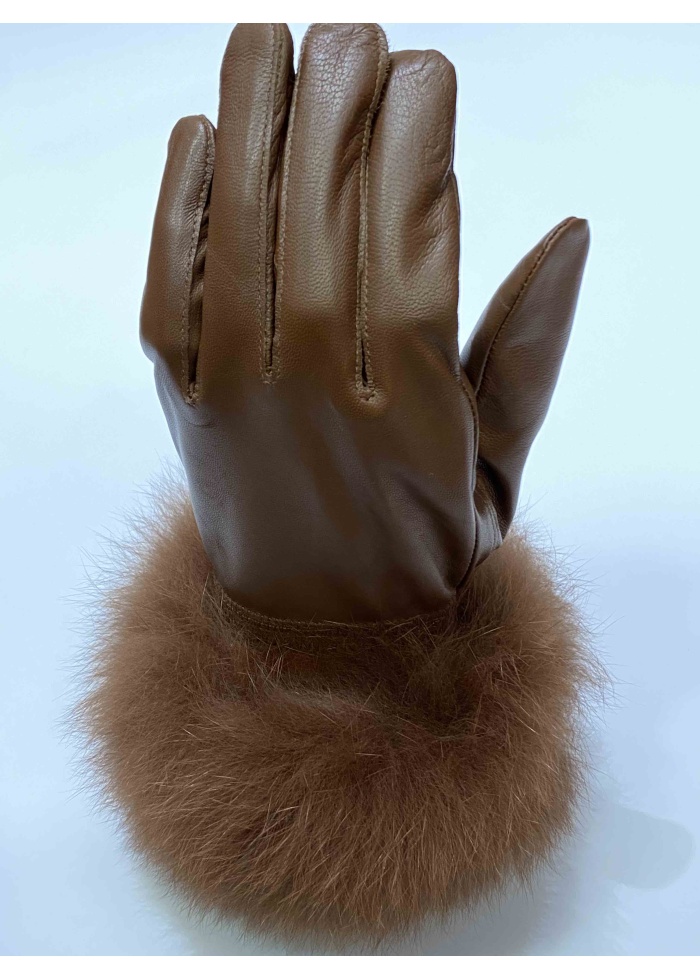LittleRed | Tan Leather Gloves