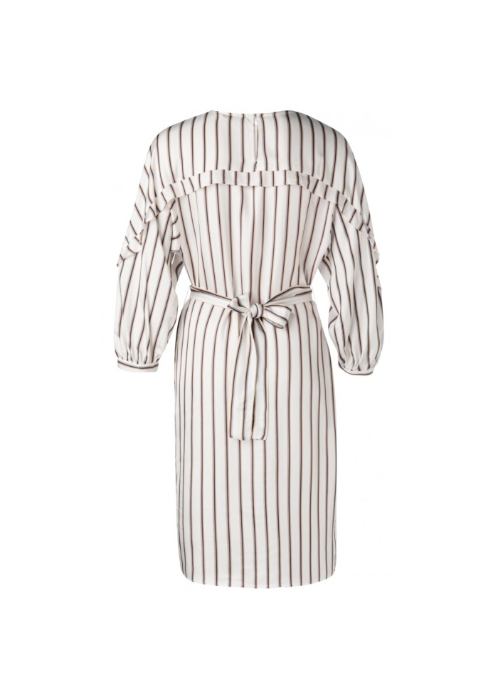 Striped Ruffle Dress