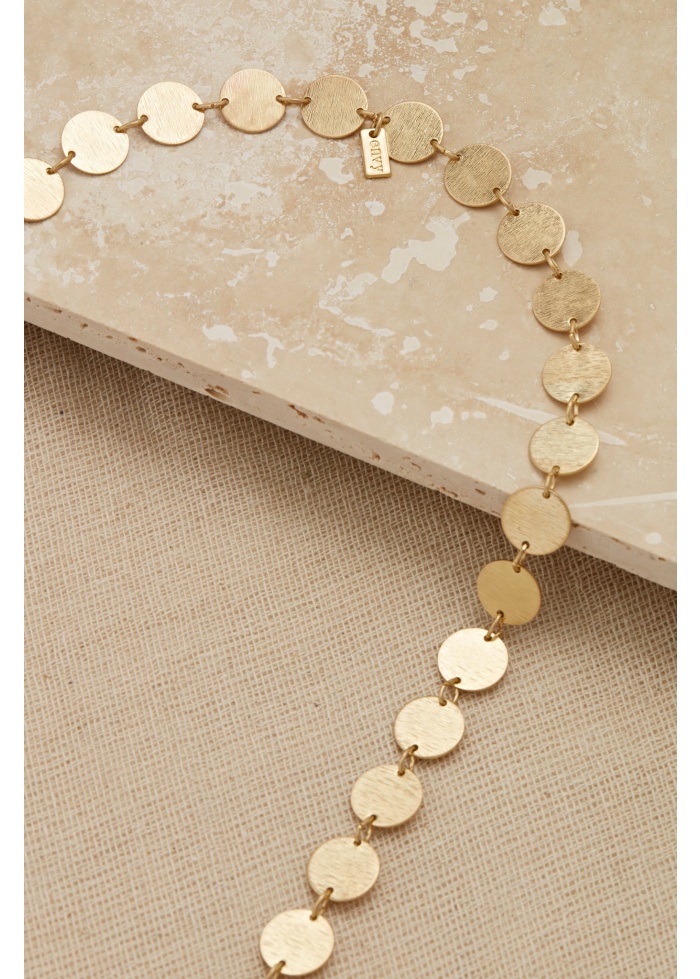 Envy | Gold Disc Necklace